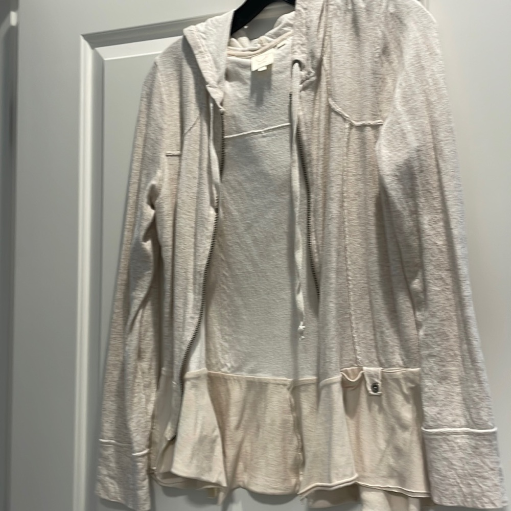 Anthropologie size large cardigan. Beige.